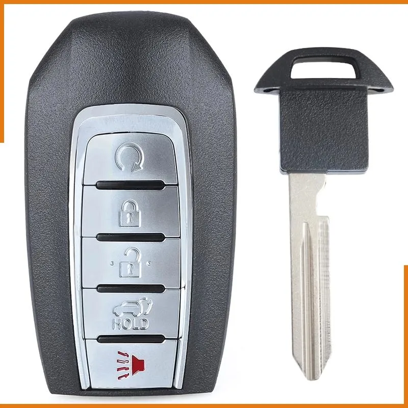 S180144708 Remote Car Key Fob 433.92MHz 4A Chip 5 Buttons for Infiniti Qx60 2019